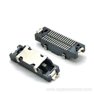 0.8mm Pitch Board to Board Connector Male Black